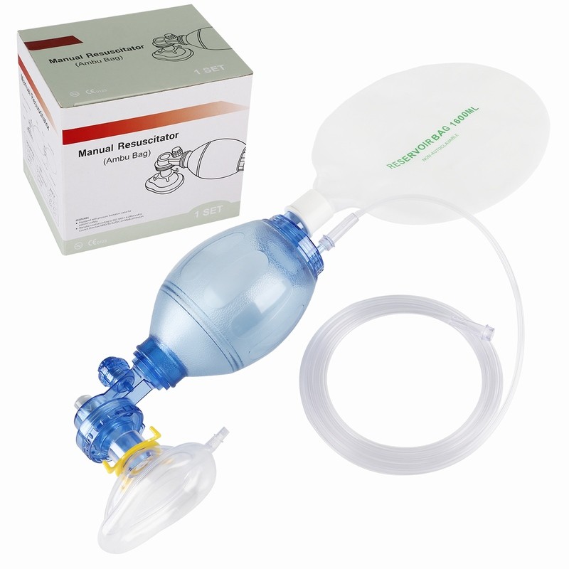 Single use PVC manual resuscitator