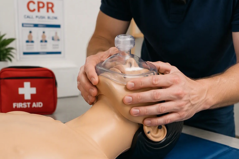 Comment utiliser correctement un masque de poche RCR ?