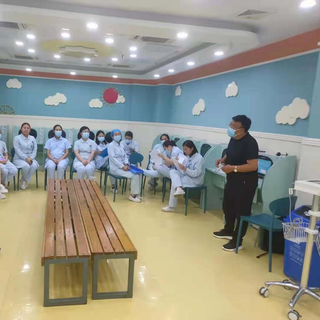 Démonstration de Xiamen Winner's Nébuliseur Products à l'hôpital