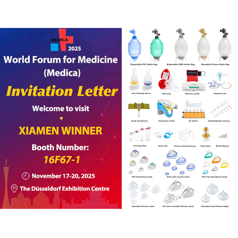 MEDICA Xiamen, lauréat du prix médical, présentera ses solutions innovantes d'anesthésie d'urgence et de soins respiratoires à Düsseldorf.