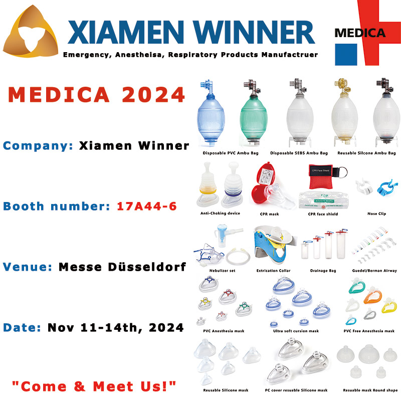 Xiamen Winner Medical présentera des solutions de pointe en matière d'urgence, d'anesthésie et respiratoire à MEDICA 2024